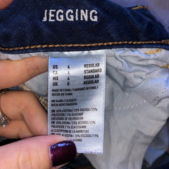 AE Jeggings Size 4R - Picture 5 of 5